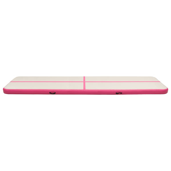 Aufblasbare Gymnastikmatte 600x100x15cm Rosa
