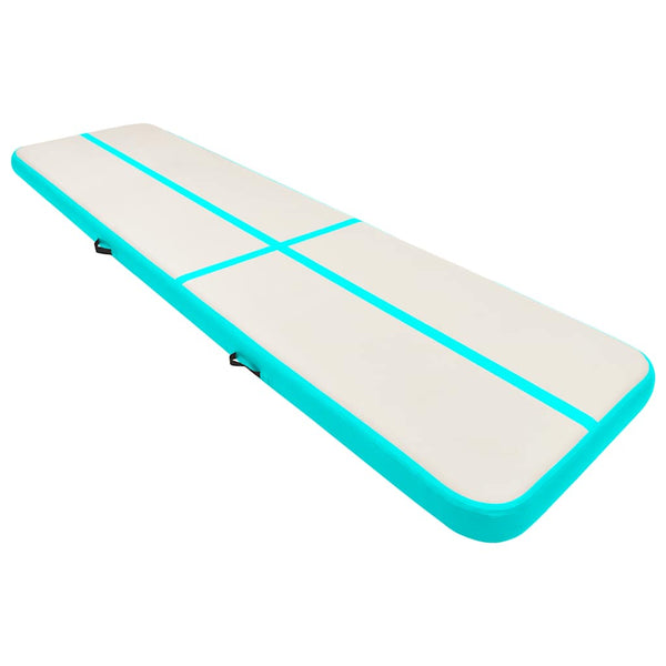 Aufblasbare Gymnastikmatte 600x100x15cm mit Pumpe