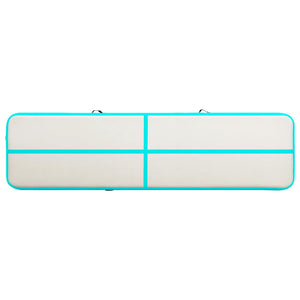 Aufblasbare Gymnastikmatte 600x100x15cm mit Pumpe