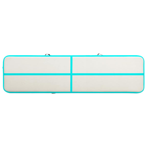 Aufblasbare Gymnastikmatte 600x100x15cm mit Pumpe
