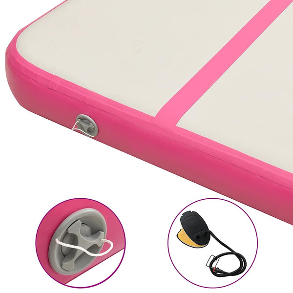 Aufblasbare Gymnastikmatte 700x100x15cm Rosa