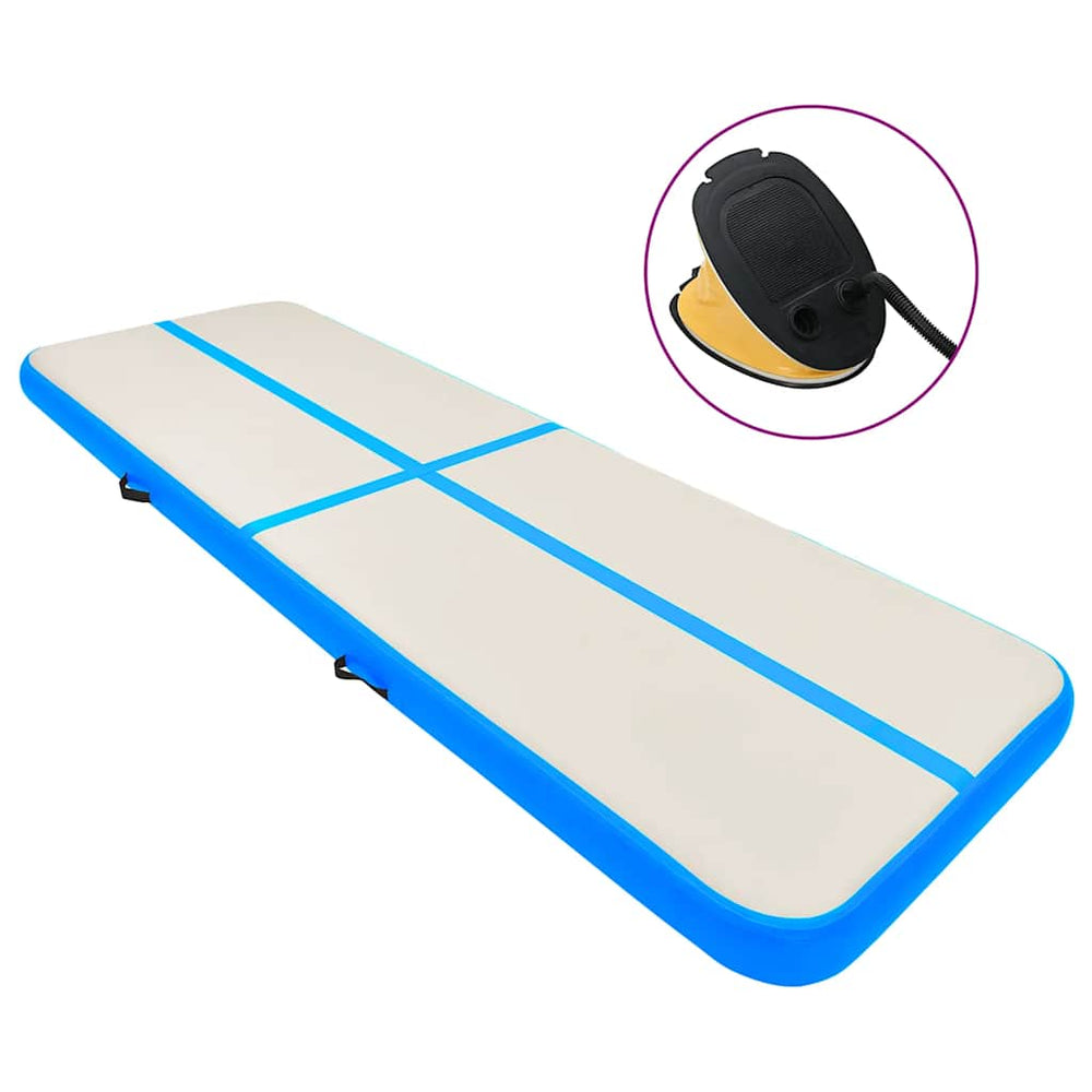 Aufblasbare Gymnastikmatte 700x100x15cm - Blau