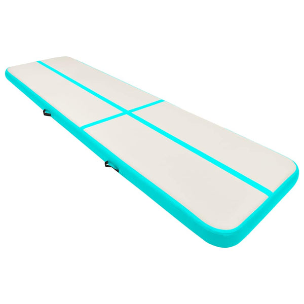 Aufblasbare Gymnastikmatte 700x100x15cm Grün