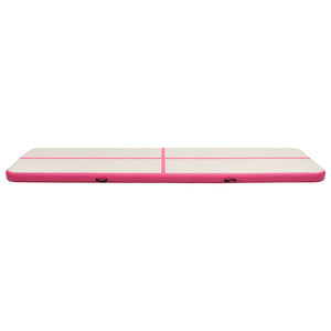 Aufblasbare Gymnastikmatte 800cm Rosa mit Pumpe