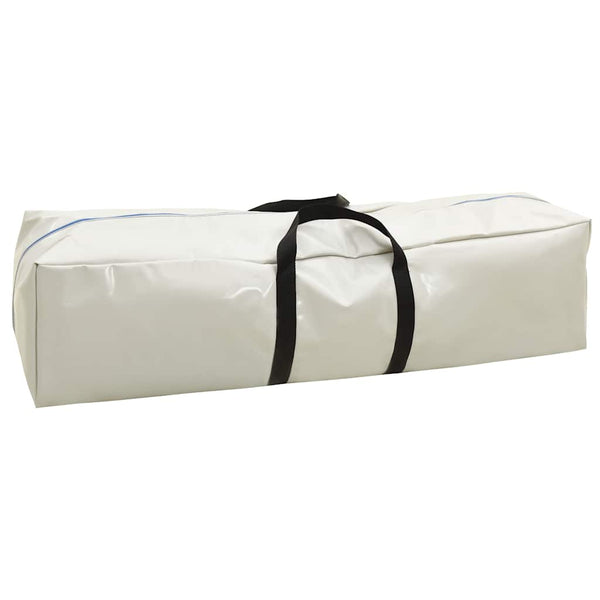 Aufblasbare Gymnastikmatte mit Pumpe 800x100x15 cm Blau