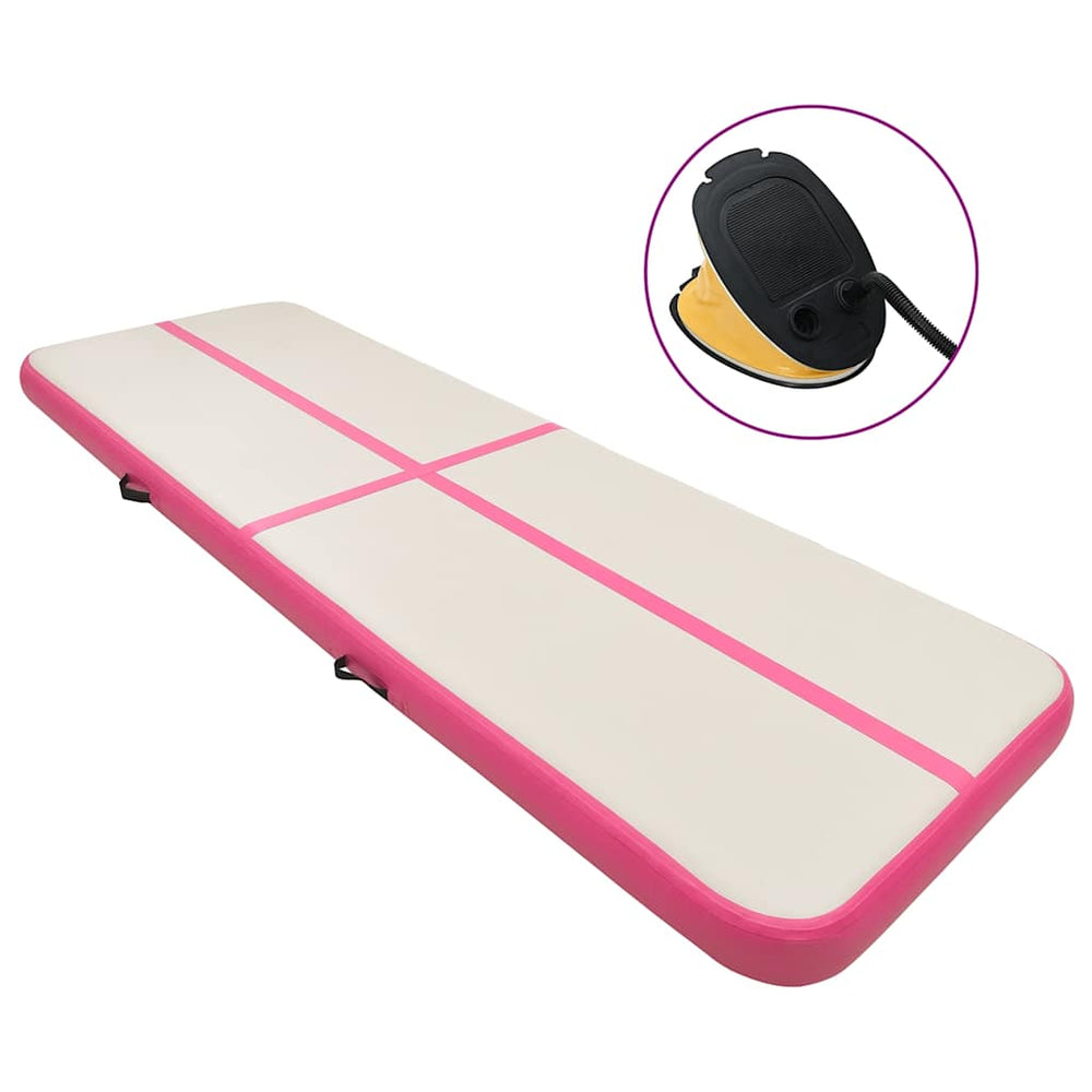 Aufblasbare Gymnastikmatte 400cm Rosa