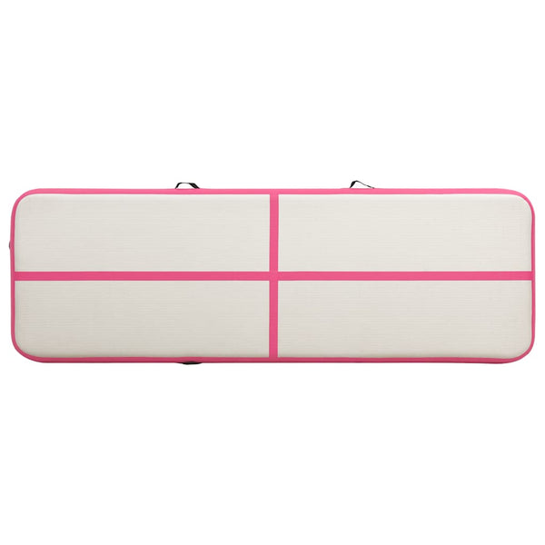 Aufblasbare Gymnastikmatte 400cm Rosa