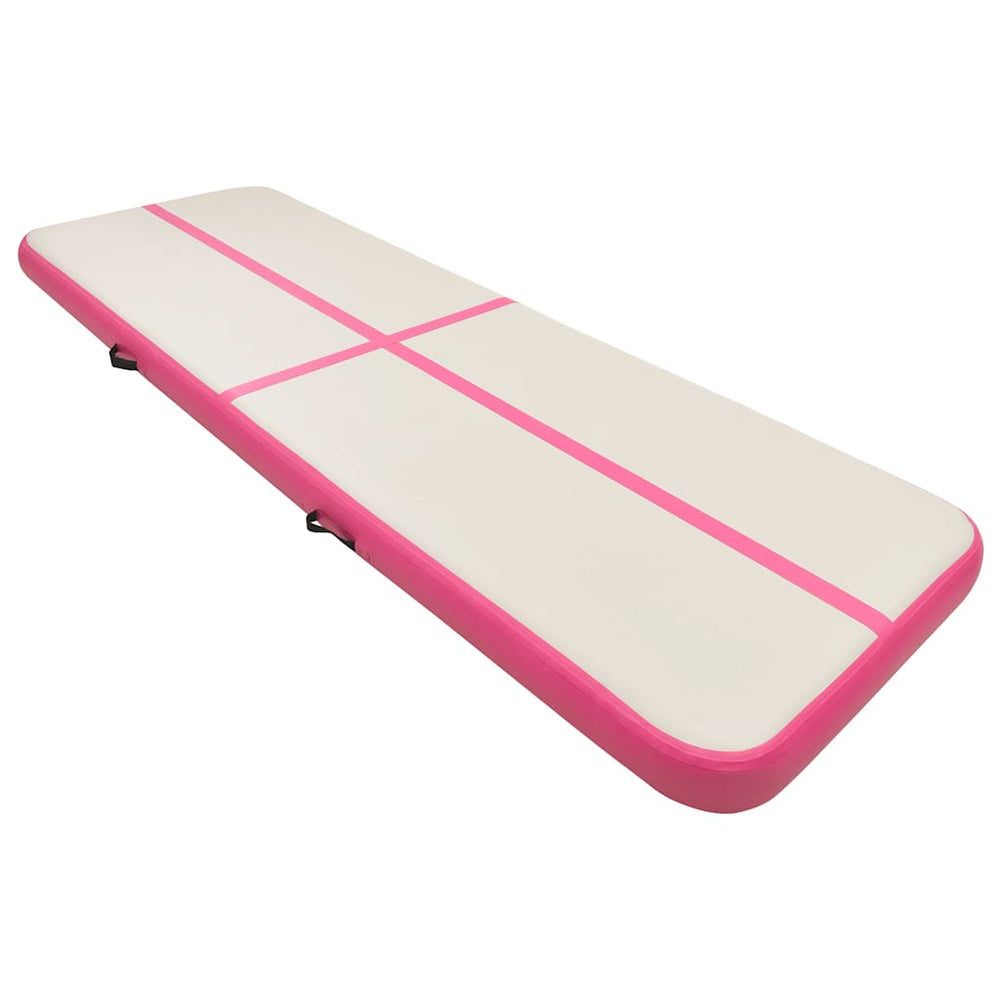 Aufblasbare Gymnastikmatte 500x100x20cm Rosa