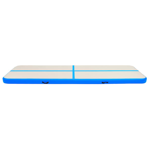 Aufblasbare Gymnastikmatte mit Pumpe 600x100x20cm