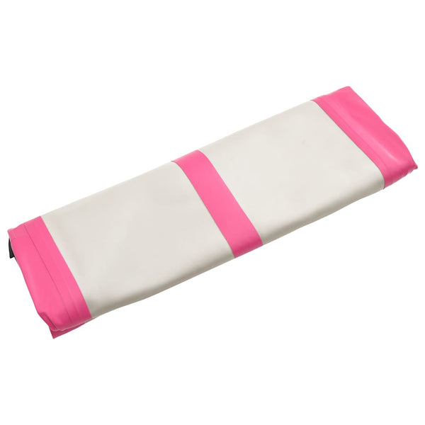 Aufblasbare Gymnastikmatte 800x100x20 cm Rosa