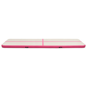 Aufblasbare Gymnastikmatte 800x100x20 cm Rosa