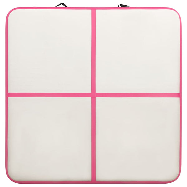 Aufblasbare Gymnastikmatte 200x200 Rosa