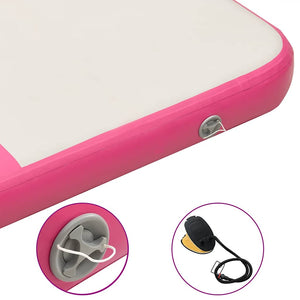 Aufblasbare Gymnastikmatte 200x200 Rosa