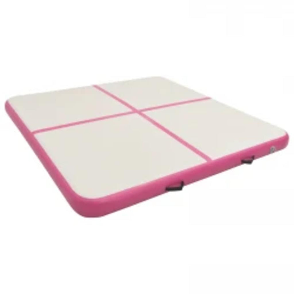 Aufblasbare Gymnastikmatte 200x200x15cm Rosa