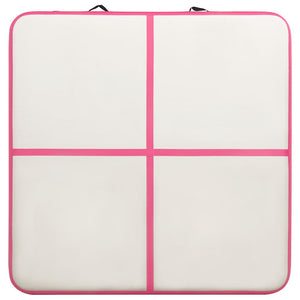 Aufblasbare Gymnastikmatte 200x200x15cm Rosa