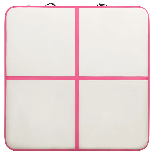 Aufblasbare Gymnastikmatte 200x200 Rosa