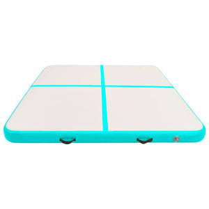Aufblasbare Gymnastikmatte 200x200 Grün