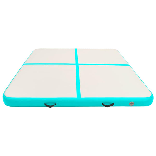 Aufblasbare Gymnastikmatte 200x200 Grün