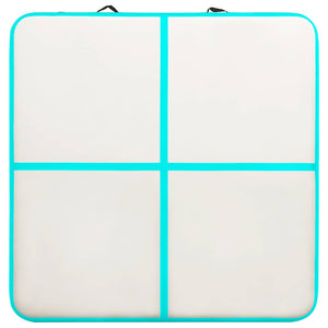 Aufblasbare Gymnastikmatte 200x200 Grün