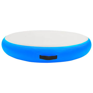 Aufblasbare Gymnastikmatte 100x100x10 cm - Blau