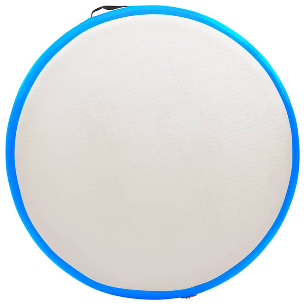 Aufblasbare Gymnastikmatte 100x100x10 cm - Blau