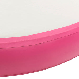 Aufblasbare Gymnastikmatte 100x100cm - Rosa