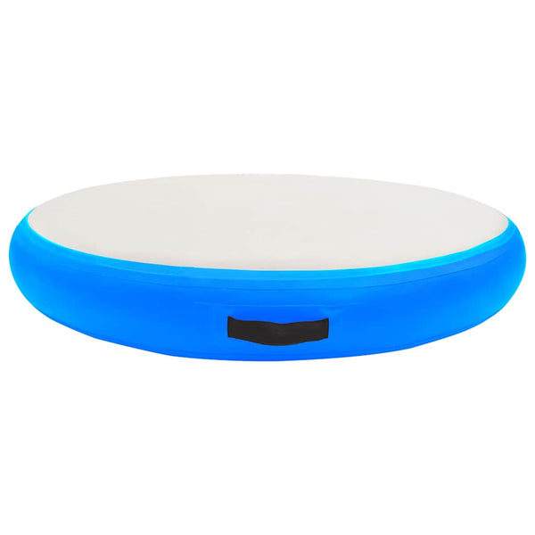 Aufblasbare Gymnastikmatte 100x100x15cm - Blau