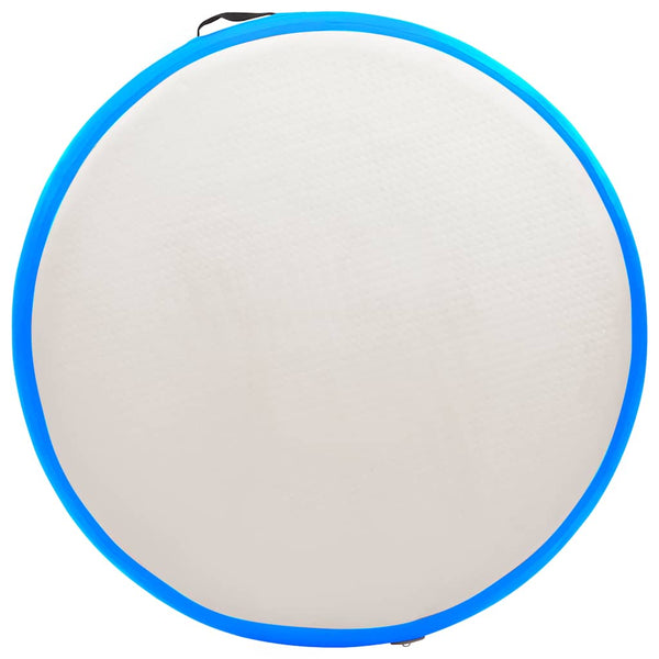 Aufblasbare Gymnastikmatte 100x100x15cm - Blau