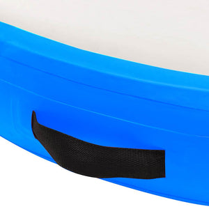 Aufblasbare Gymnastikmatte 100x100x15cm - Blau