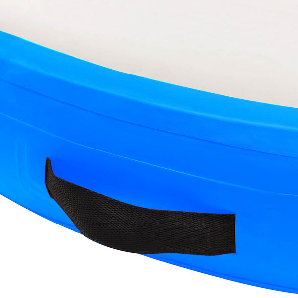 Aufblasbare Gymnastikmatte 100x100x15cm - Blau