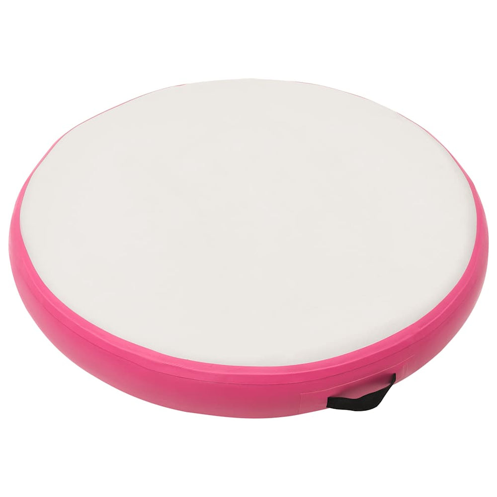 Aufblasbare Gymnastikmatte 100x100x20cm Rosa