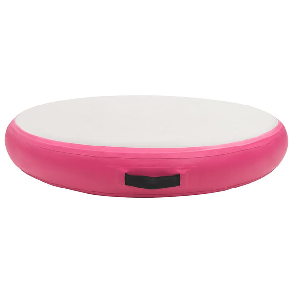 Aufblasbare Gymnastikmatte 100x100x20cm Rosa