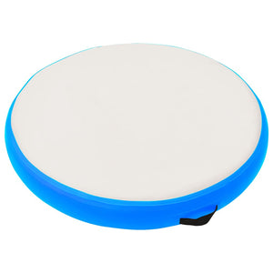 Aufblasbare Gymnastikmatte 100x100x20cm Blau