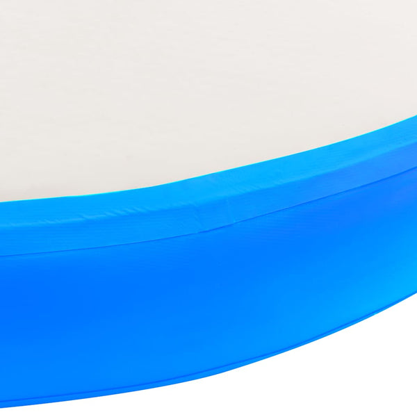 Aufblasbare Gymnastikmatte 100x100x20cm Blau