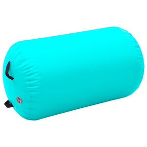 Aufblasbare Gymnastikrolle mit Pumpe - 100x60 cm Grün