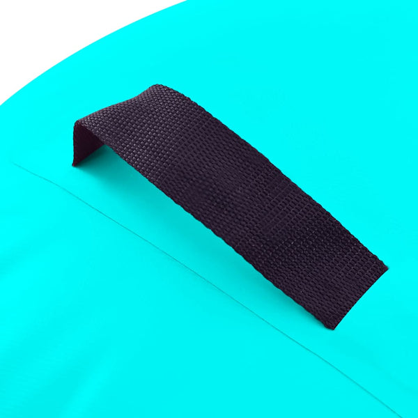 Aufblasbare Gymnastikrolle mit Pumpe - 100x60 cm Grün