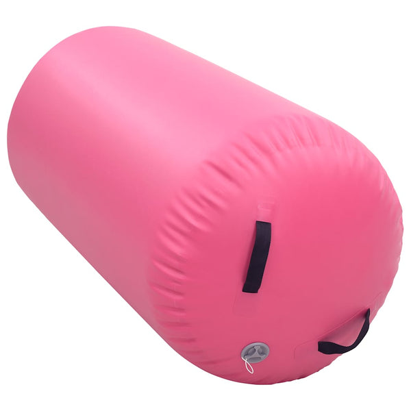 Aufblasbare Gymnastikrolle 120x75 cm Rosa
