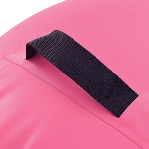 Aufblasbare Gymnastikrolle 120x75 cm Rosa