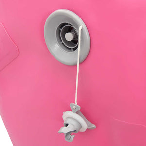 Aufblasbare Gymnastikrolle 120x75 cm Rosa
