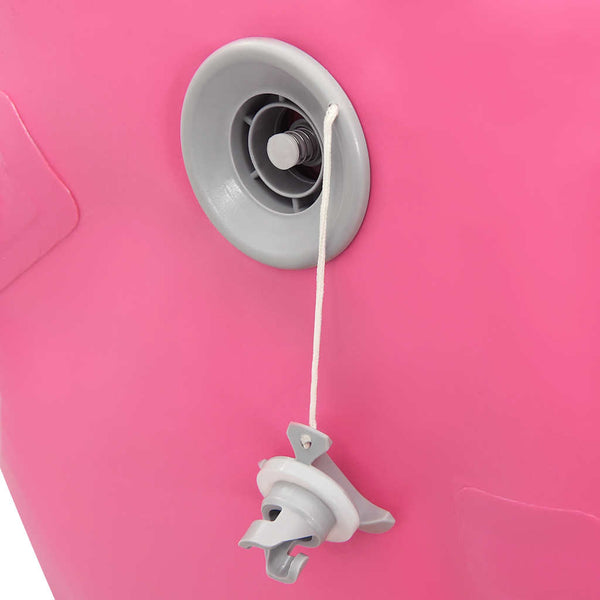Aufblasbare Gymnastikrolle 120x75 cm Rosa
