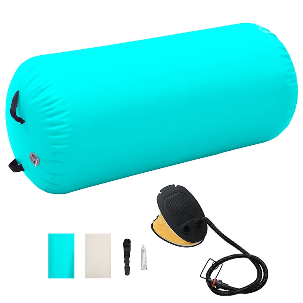 Aufblasbare Gymnastikrolle mit Pumpe