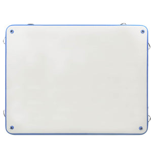 Aufblasbare Schwimminsel 300x300cm - Blau & Weiß
