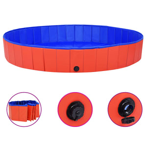 Faltbarer Hunde Pool 200x30 cm - Rot