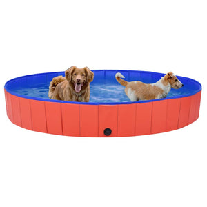 Faltbarer Hunde Pool 200x30 cm - Rot