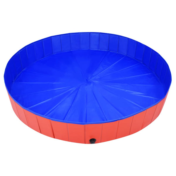 Faltbarer Hunde Pool 200x30 cm - Rot