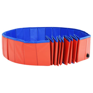 Faltbarer Hunde Pool 200x30 cm - Rot