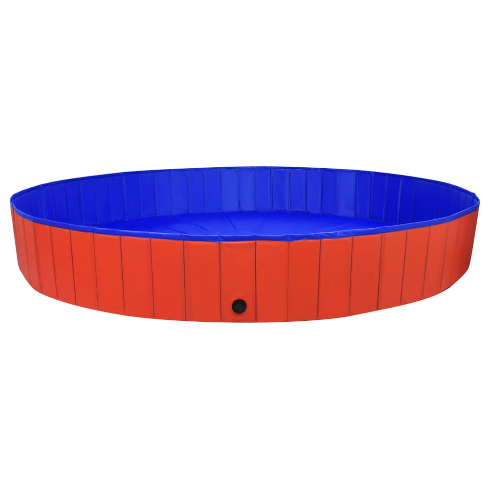 Faltbarer Hunde Pool 300x40 cm Rot