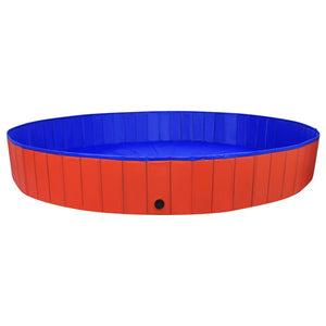 Faltbarer Hunde Pool 300x40 cm Rot