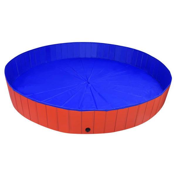 Faltbarer Hunde Pool 300x40 cm Rot