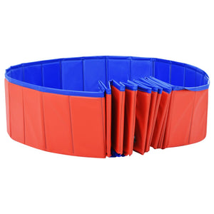 Faltbarer Hunde Pool 300x40 cm Rot